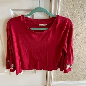 Red Hollister XS Top